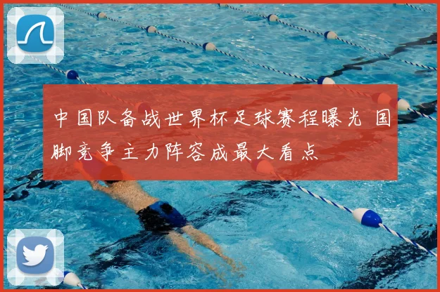 中国队备战世界杯足球赛程曝光 国脚竞争主力阵容成最大看点